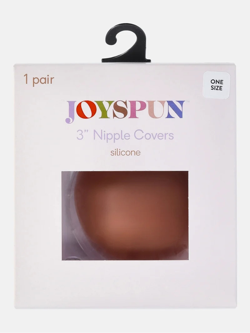 Joyspun Women's Silicone Nipple Covers, Reusable Seamless Coverage, 1 Pair, Sizes 3-4" | Walmart (US)