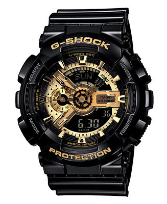 G-Shock Men's Analog Digital Black Resin Strap Watch - Macy's | Macy's