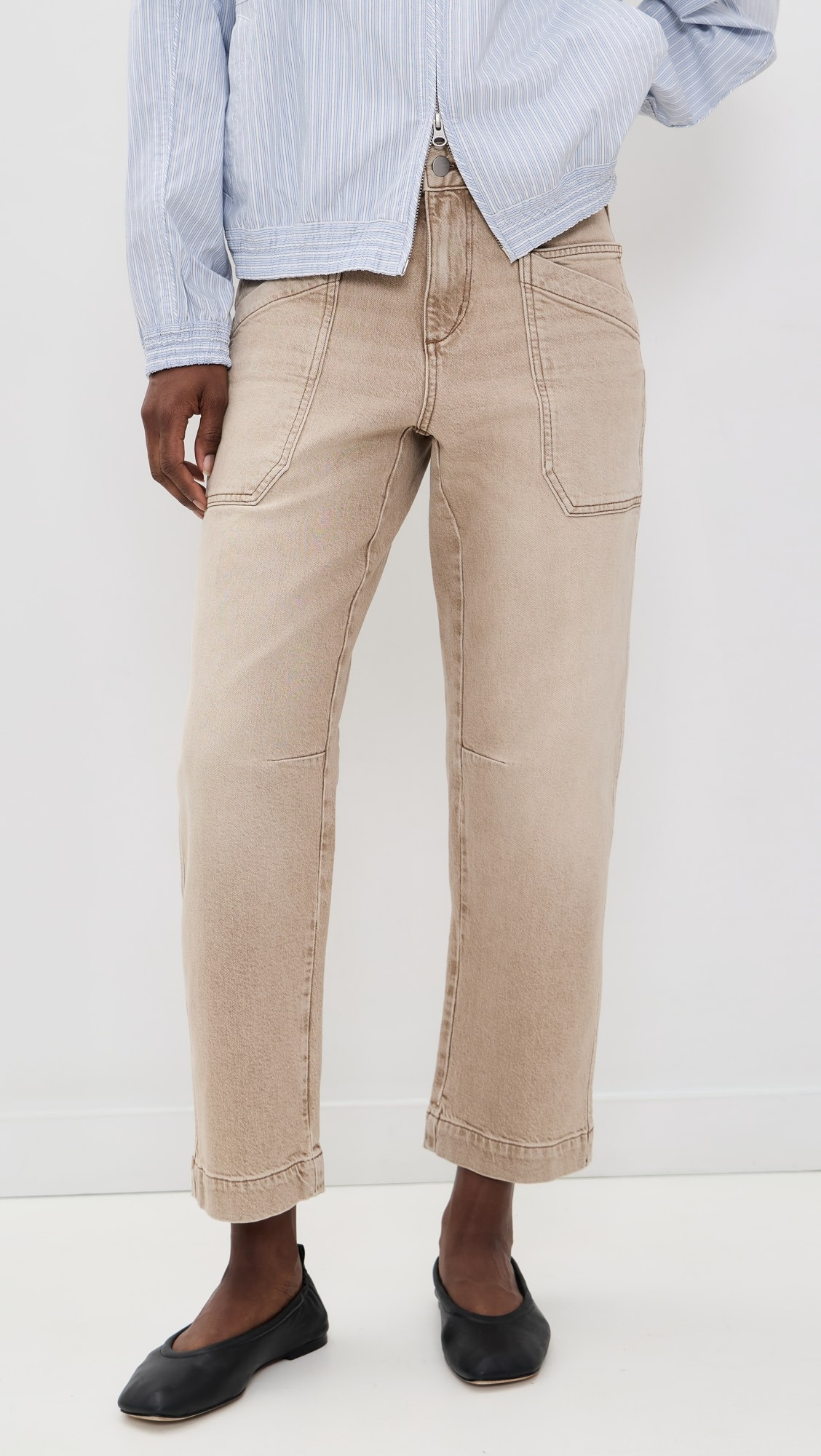 The Double Pocket Barrel Jeans | Shopbop