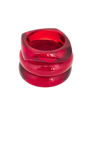 Luv AJ The Formentera Bangle Set in Red. | Revolve Clothing (Global)