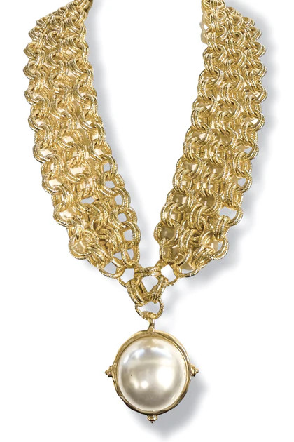How It Feels Pearl & Layered Chain Necklace | The Willow Tree