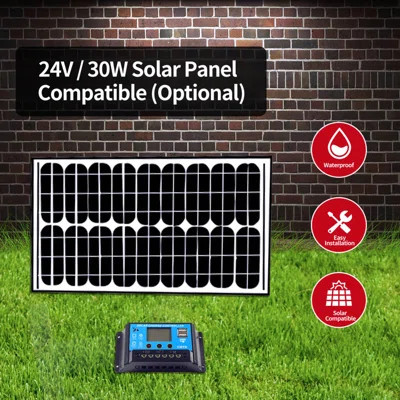 Single Swing Gate Operator - AS600 AC/DC - Solar Kit 50W | Wayfair North America