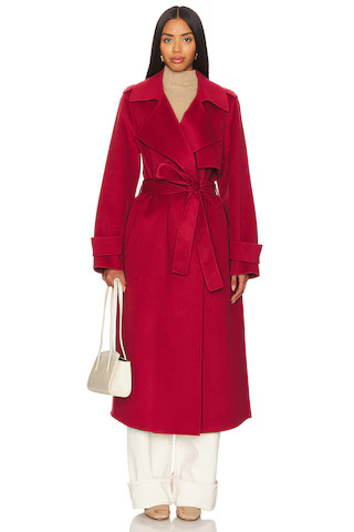 LAMARQUE Margaret Coat in Rosewood from Revolve.com | Revolve Clothing (Global)