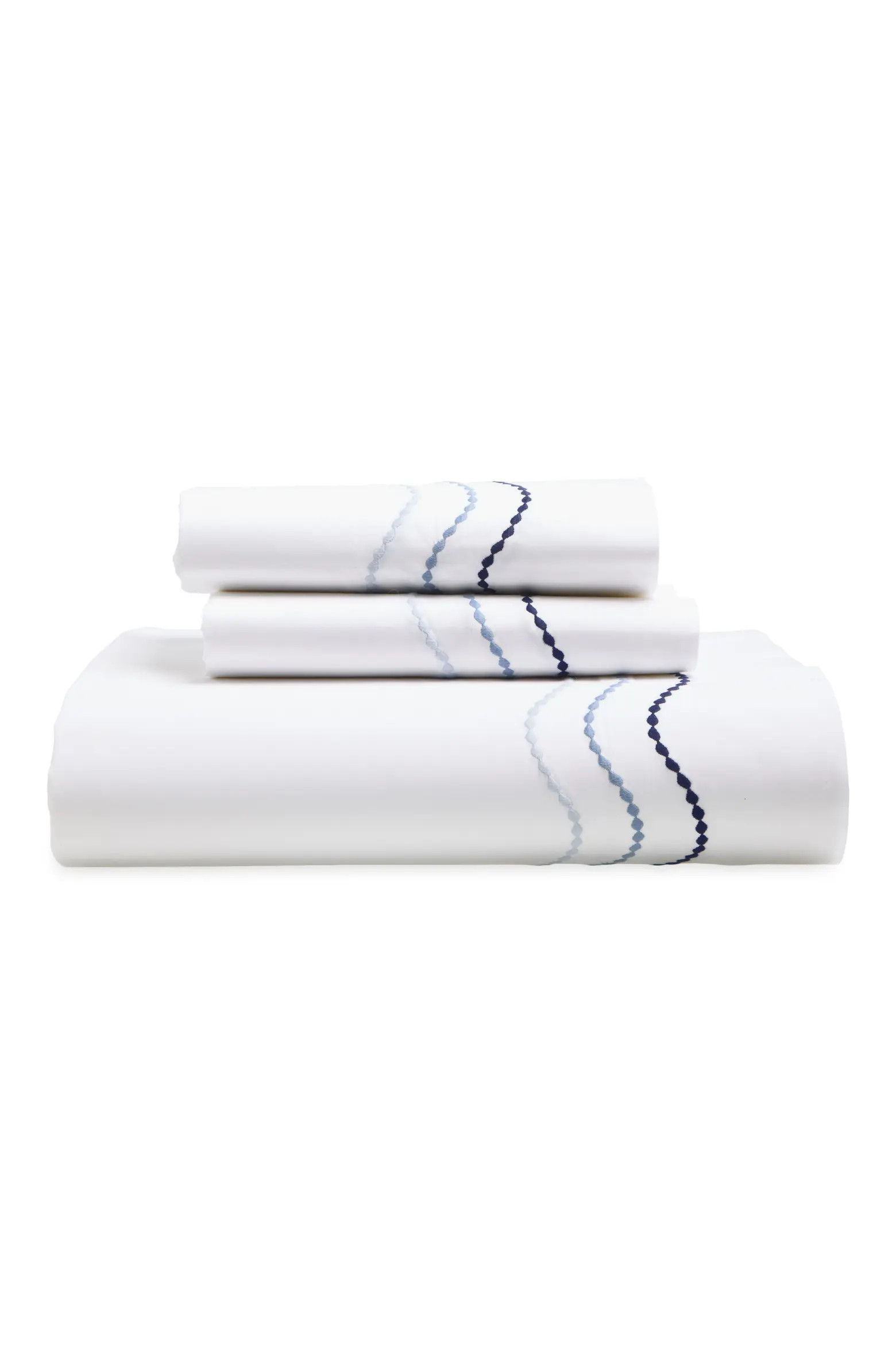 Matouk Serena Embroidered Percale Sheet Set | Nordstrom | Nordstrom