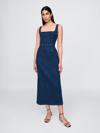 Denim Bodycon Midi Dress | Gap (US)
