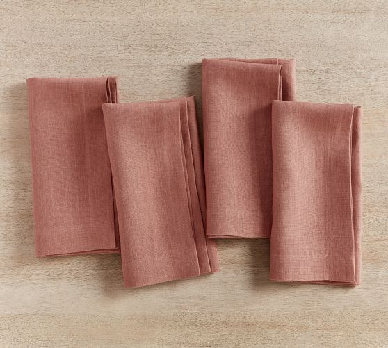 Mason Oversized Linen Napkins | Pottery Barn (US)