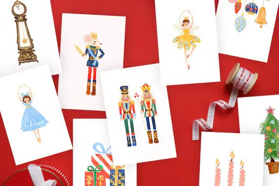 Nutcracker Digital Art Prints Bundle | Etsy (US)