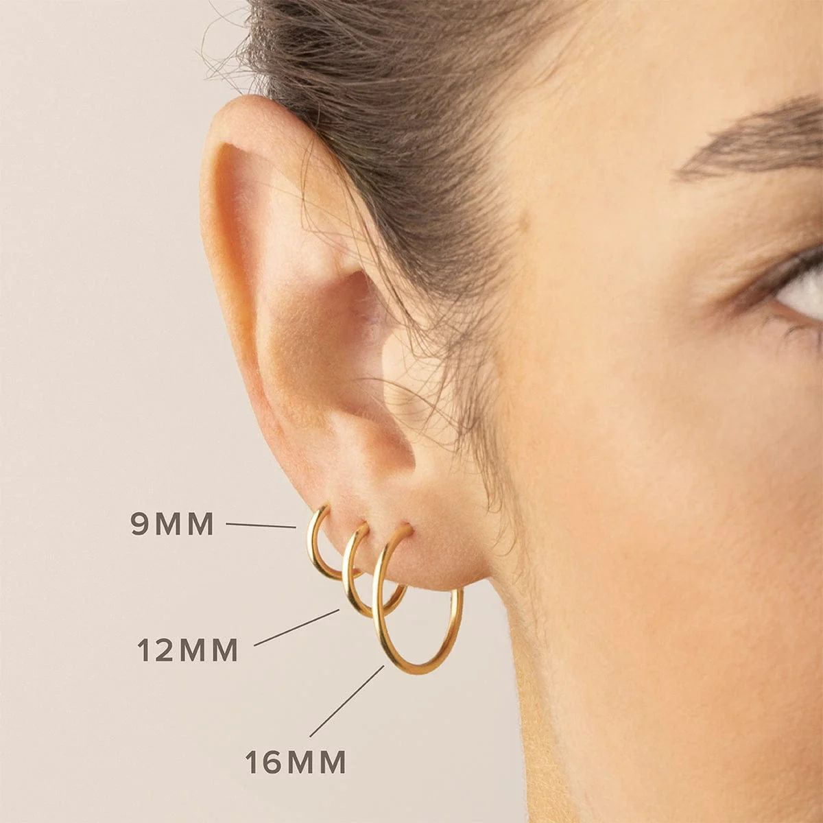 Made By Mary Live In Hoop Earrings | Minimal,Classic,Light,Comfortable | Made by Mary (US)