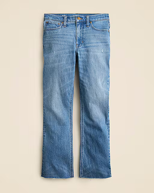 9" demi-boot crop jean in Elvera wash | J. Crew US