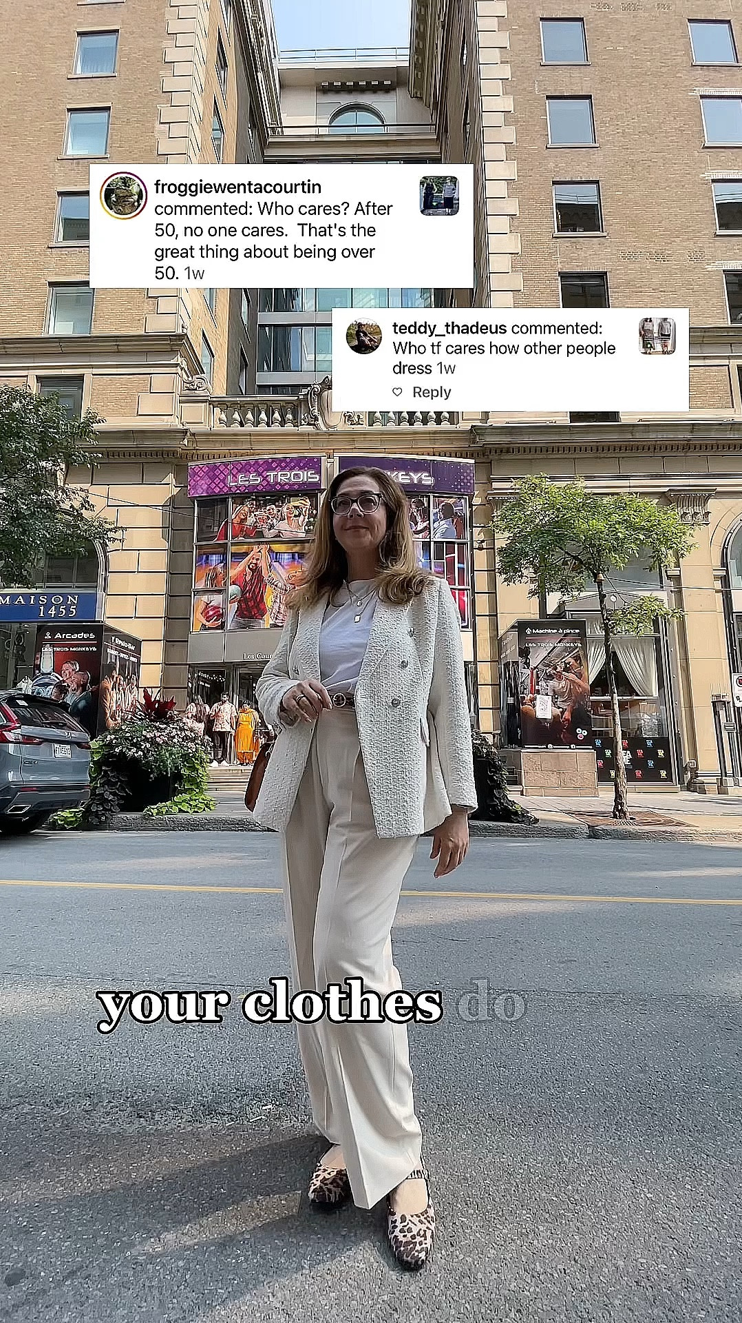 Remember that your clothes do the talking before you even open your mouth. What do you want them to say? 
Here’s my office outfit this Monday and I want them to say this is a confident put together woman that likes herself and her life. What about you?

#LTKcanada #LTKworkwear #LTKautumn