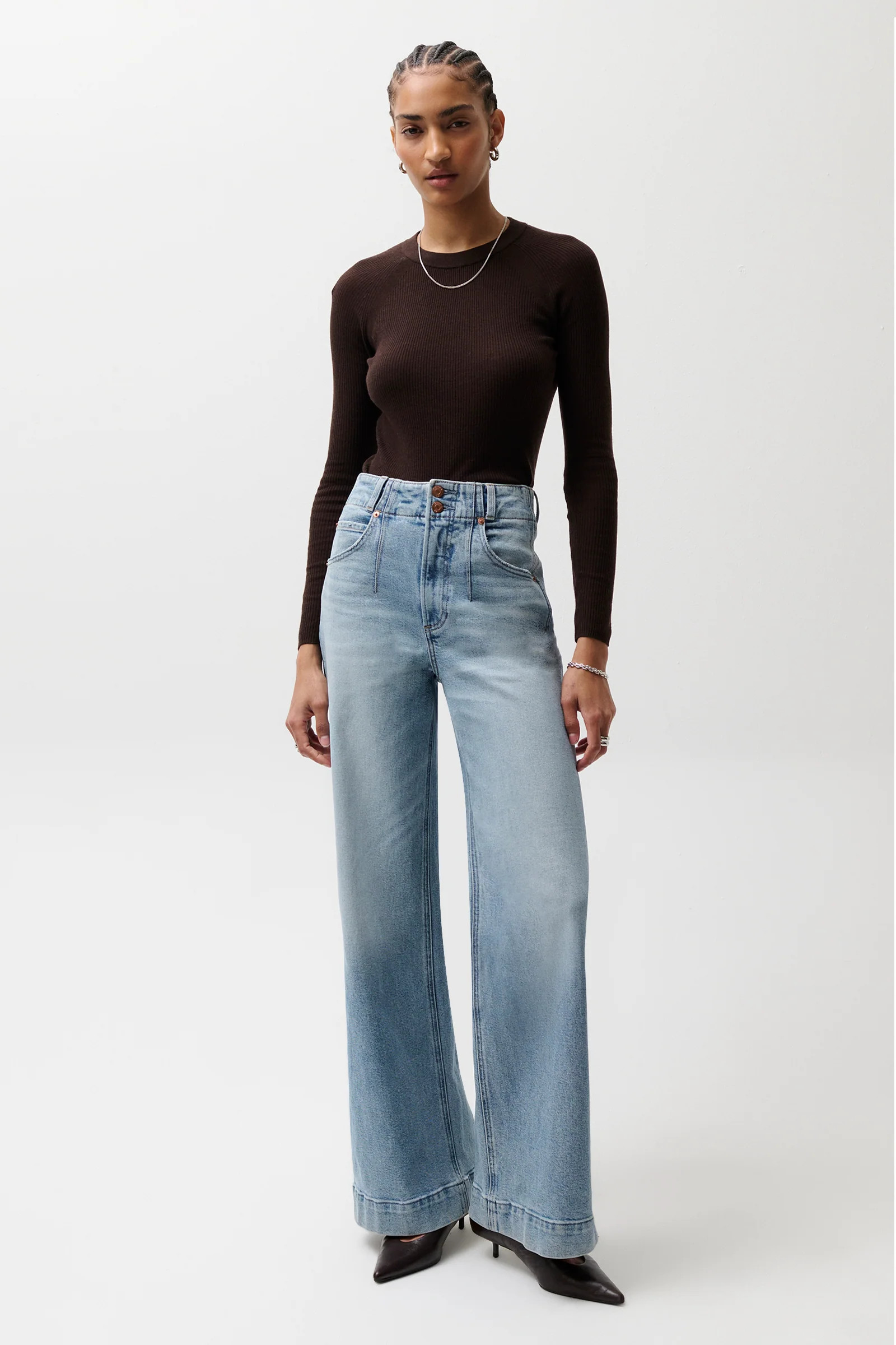 Lana High Rise Ultra Wide Leg Jean - Terrace | Pistola Denim