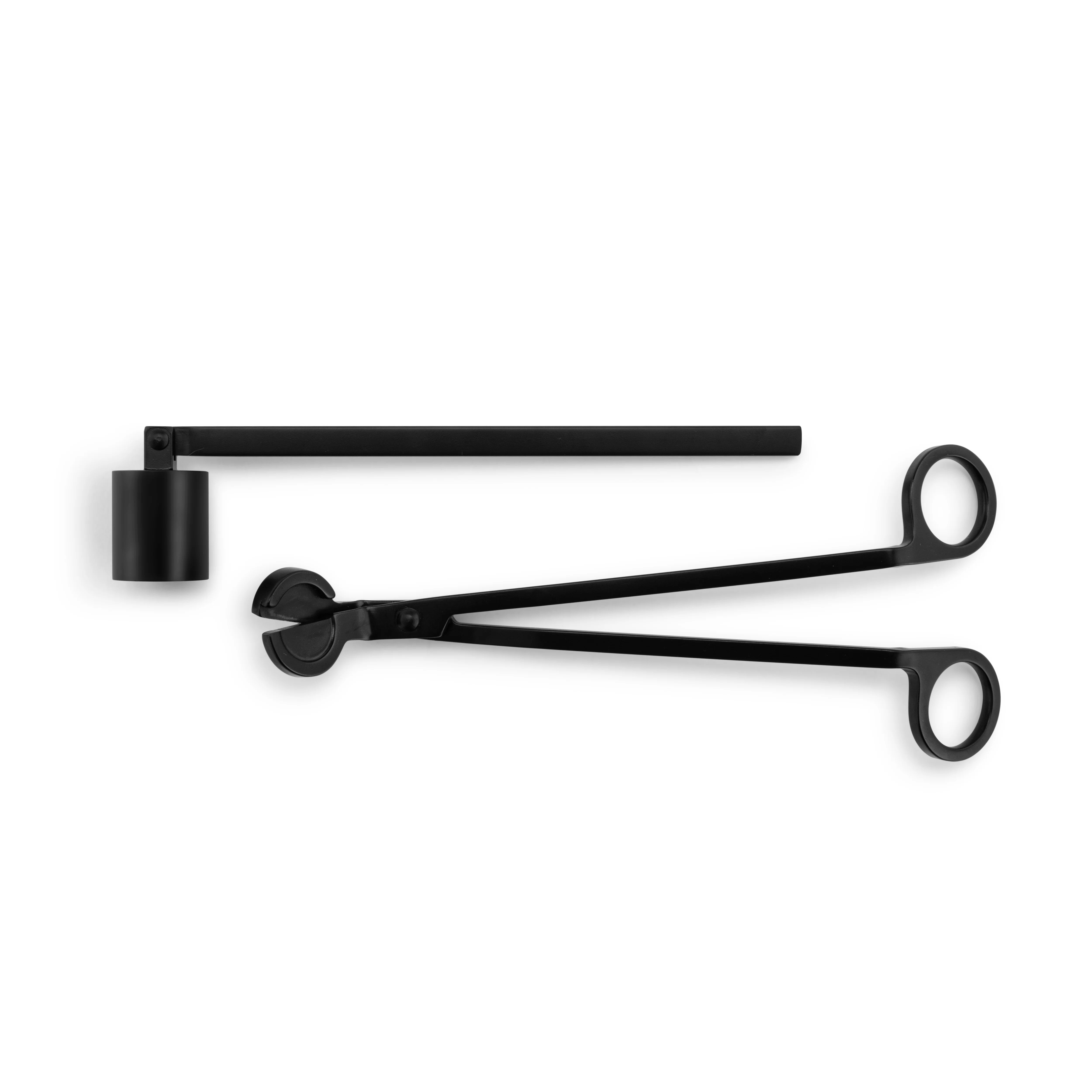 Black Candle Snuffer And Trimmer Set - 7In | Wayfair North America