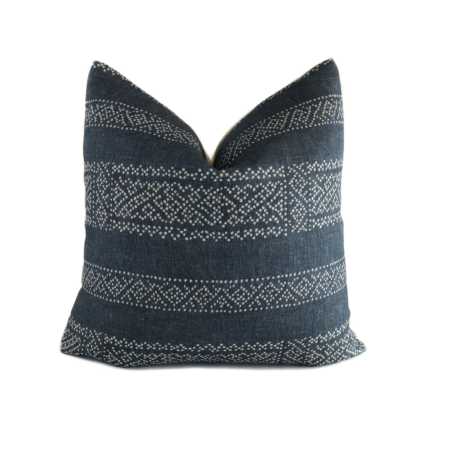 Miguel Pillow Cover  Indigo Blue Throw Pillow Blue | Etsy | Etsy (US)