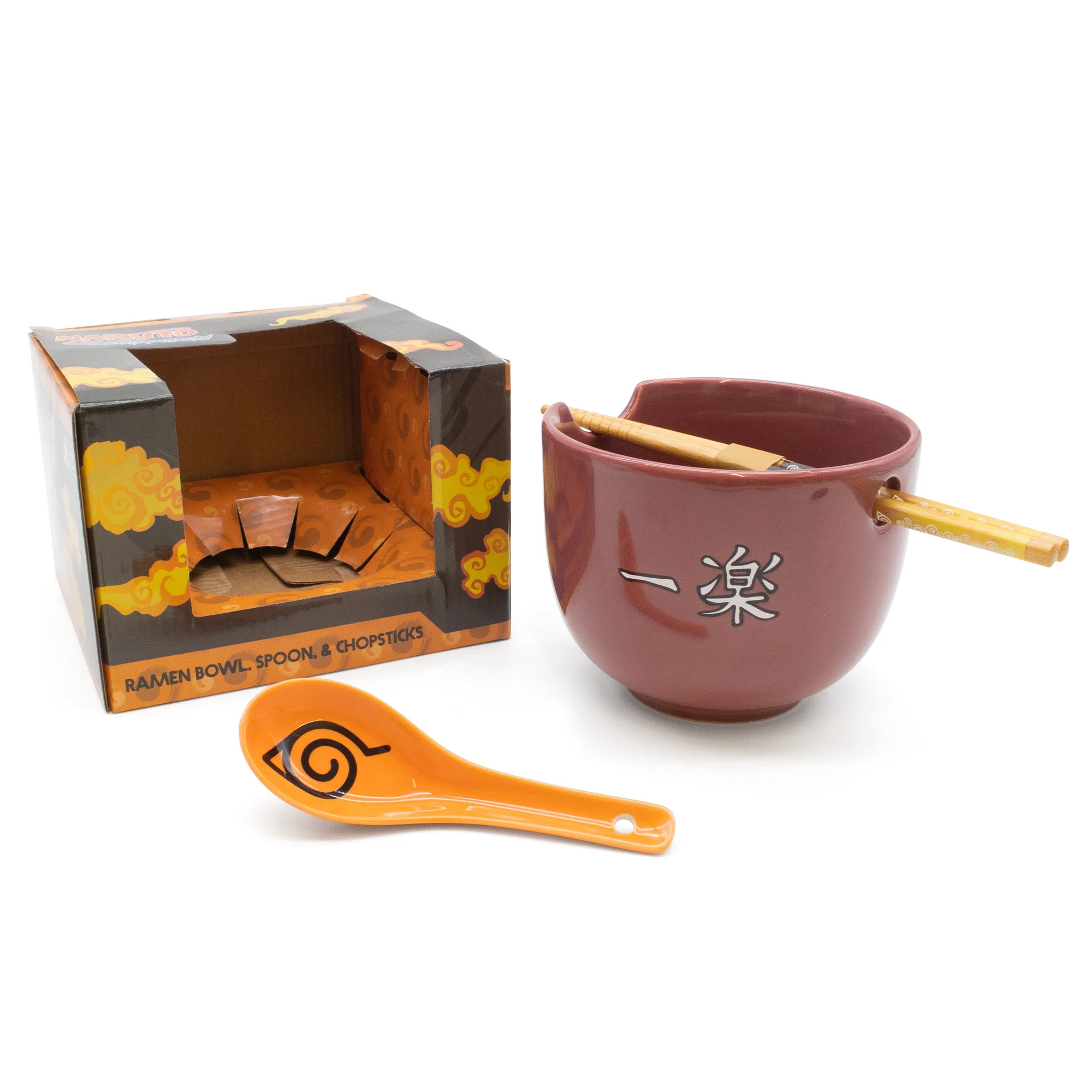 Naruto Ramen General Merchandise Tableware Bowls, Orange, 3-Piece | Walmart (US)