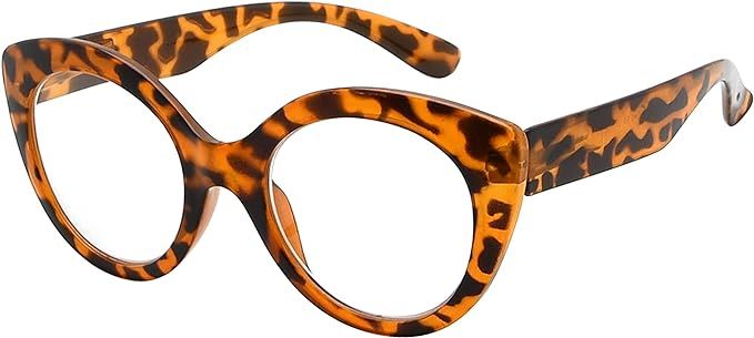 Eyekepper Round Reading Glasses for Women Large Frame Readers | Amazon (US)