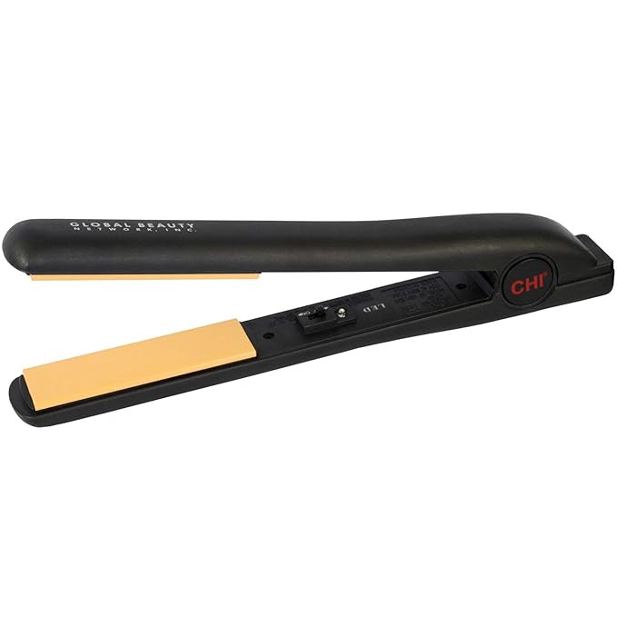 CHI Original Flat Hair Straightening Ceramic Iron 1 Inch Plates - for Styling, Professional Black | Amazon (US)