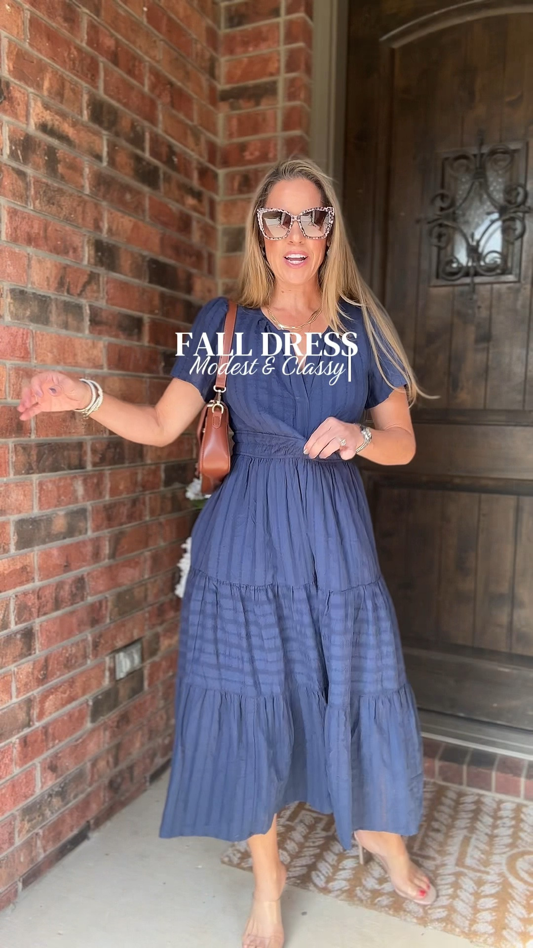 Beautiful fall dress 💕 Short sleeve, lined, pockets, maxi length ✨

#LTKSaleAlert #LTKWorkwear #LTKOver40