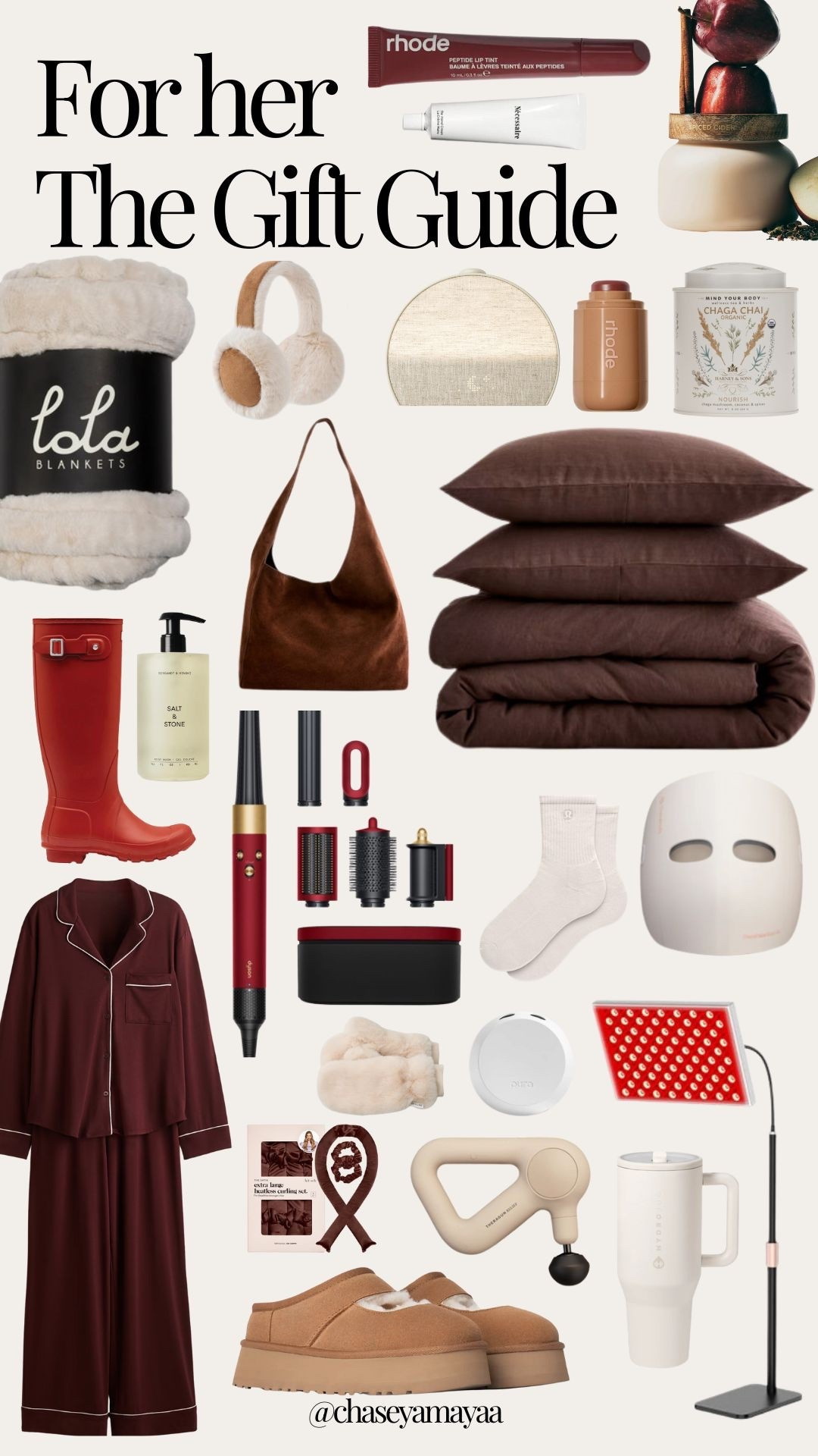 View the full gift guide on my profile! I’ve curated the perfect list of gifts for her, with a wide price range and variety, you’ll find something for every woman in your life - and even some inspo for your own wishlist! ✨ 

#LTKSeasonal #LTKGiftGuide #LTKHoliday