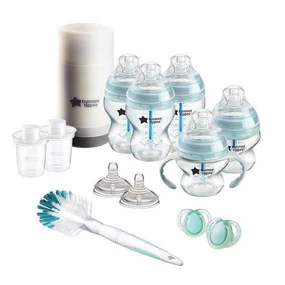 Tommee Tippee Advanced Anti-Colic Baby Bottle Newborn Feeding Gift Set, Slow Flow Breast-Like Nip... | Amazon (US)