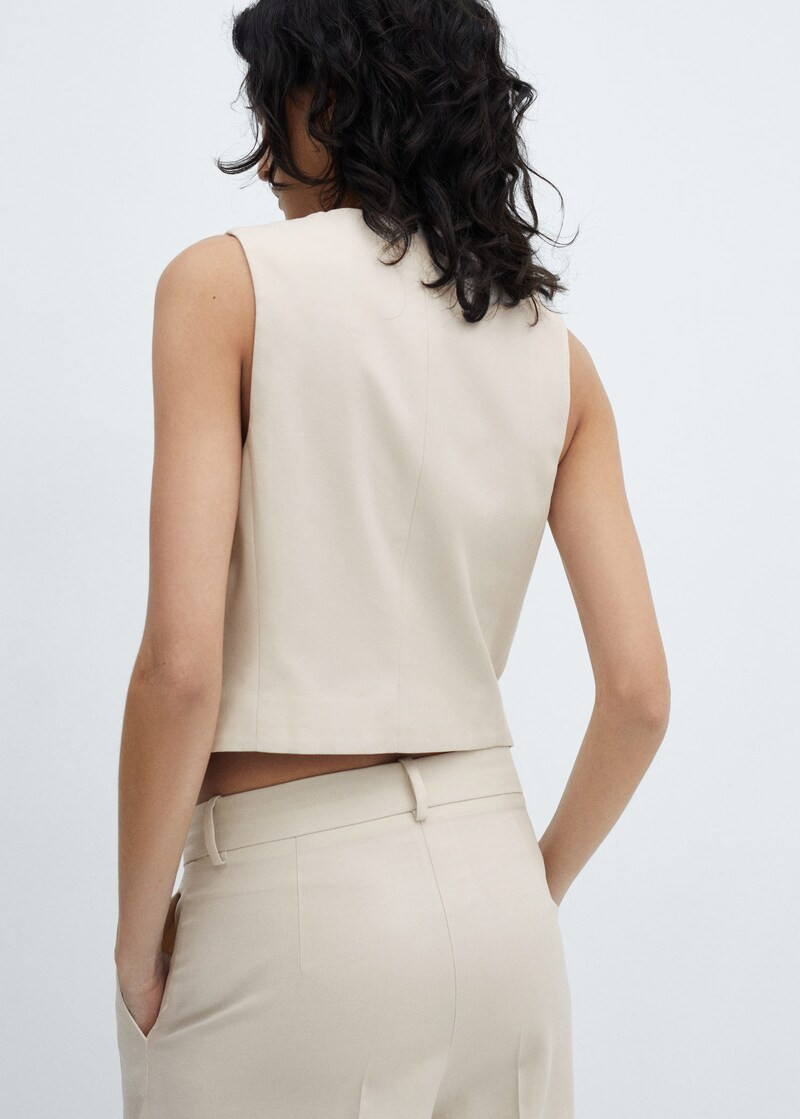 Suit vest with buttons -  Women | Mango USA | MANGO (US)