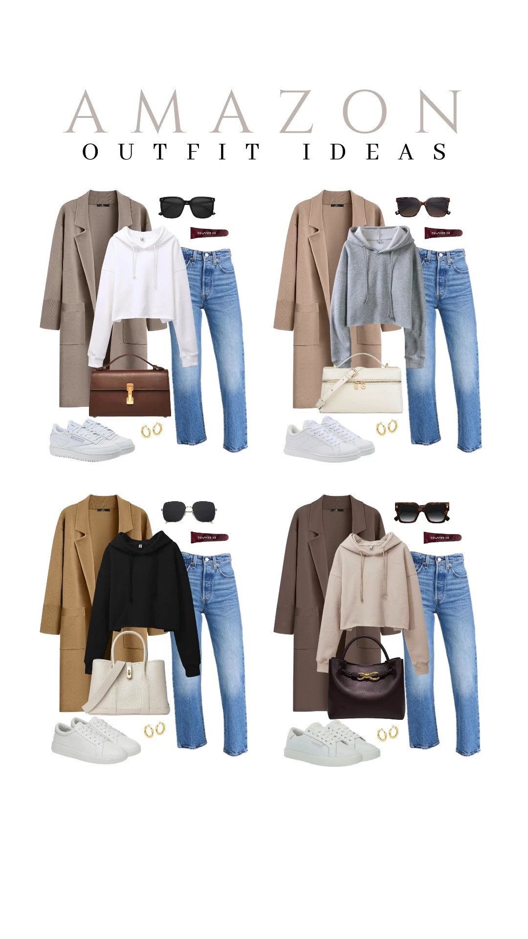 As the weather starts to get chilly, you’ll love outfits that warm you up a bit without making you feel bulky. The outfits in this collection are perfect for this kind of weather. Check out how these cardigan sweater and cropped hoodie combinations are styled with some of today’s awesome finds. 

 #LTKSeasonal #LTKSaleAlert #LTKTravel