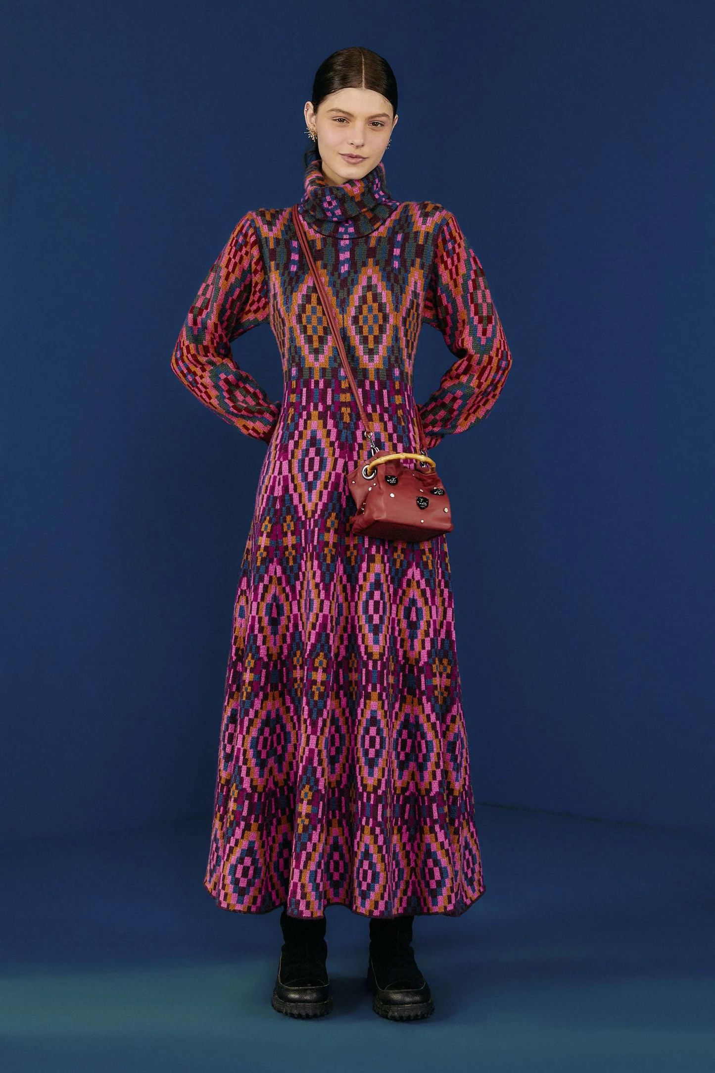 Tapestry Scarf Sweater Dress | FarmRio (US)