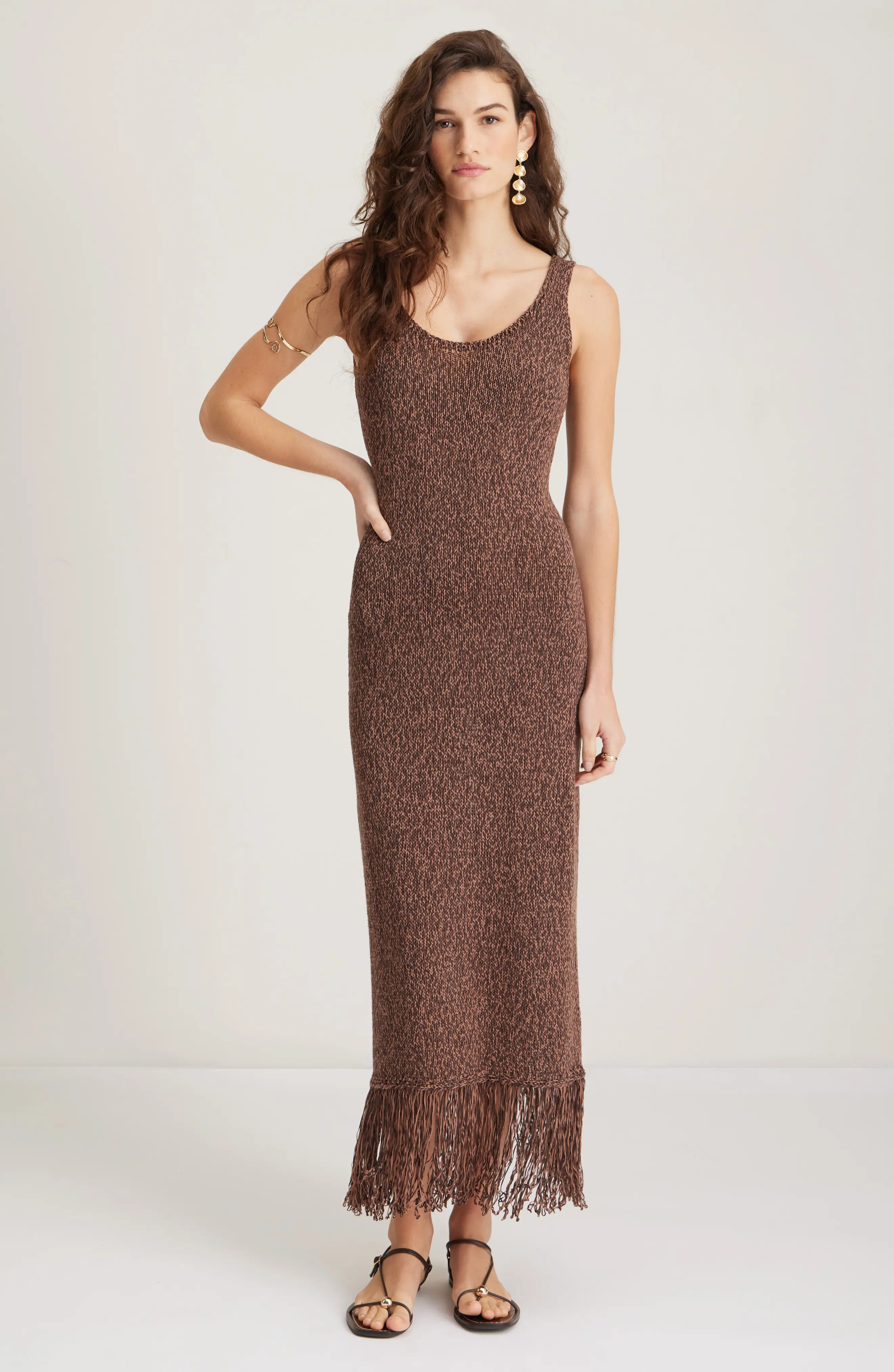 Fringe Maxi Sweater Dress (Women) | Nordstrom | Nordstrom