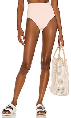 It's Now Cool Contour High Waist Bikini Bottom in Blush from Revolve.com | Revolve Clothing (Global)