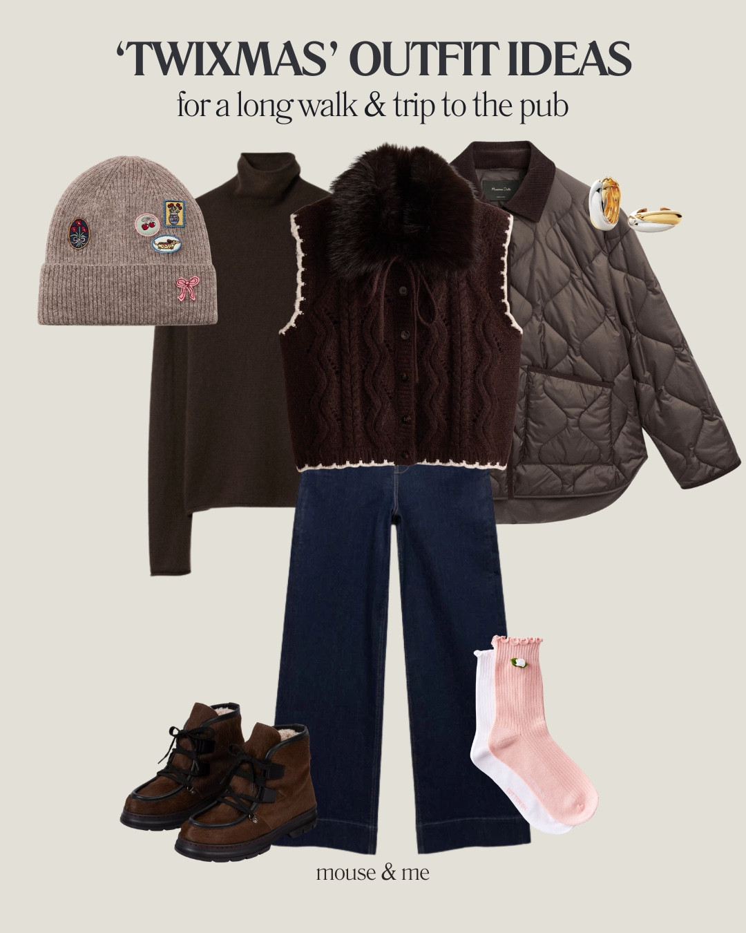 Outfit inspo for those weird cosy days between Christmas and NY ✨🪵🕯️☁️👉

Which look most defines your plans for Twixmas? 1-4?

#twixmas #winteroutfitideas #styleinspo

#LTKwinter #LTKuk #LTKfestive