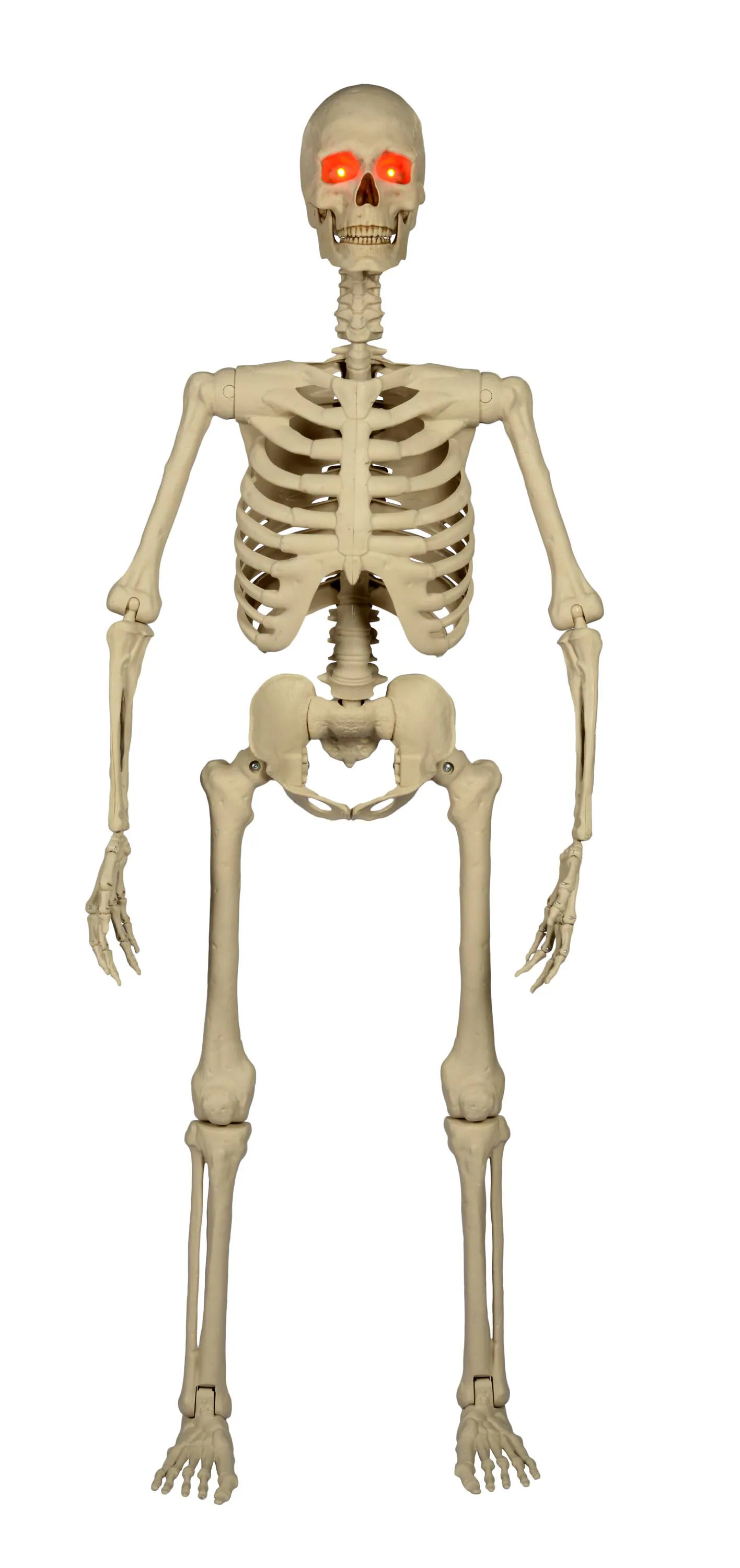 Haunted Living 83.86-in Hanging Lighted Skeleton Door decoration Sculpture one_size in Gray | KL-37120 | Lowe's