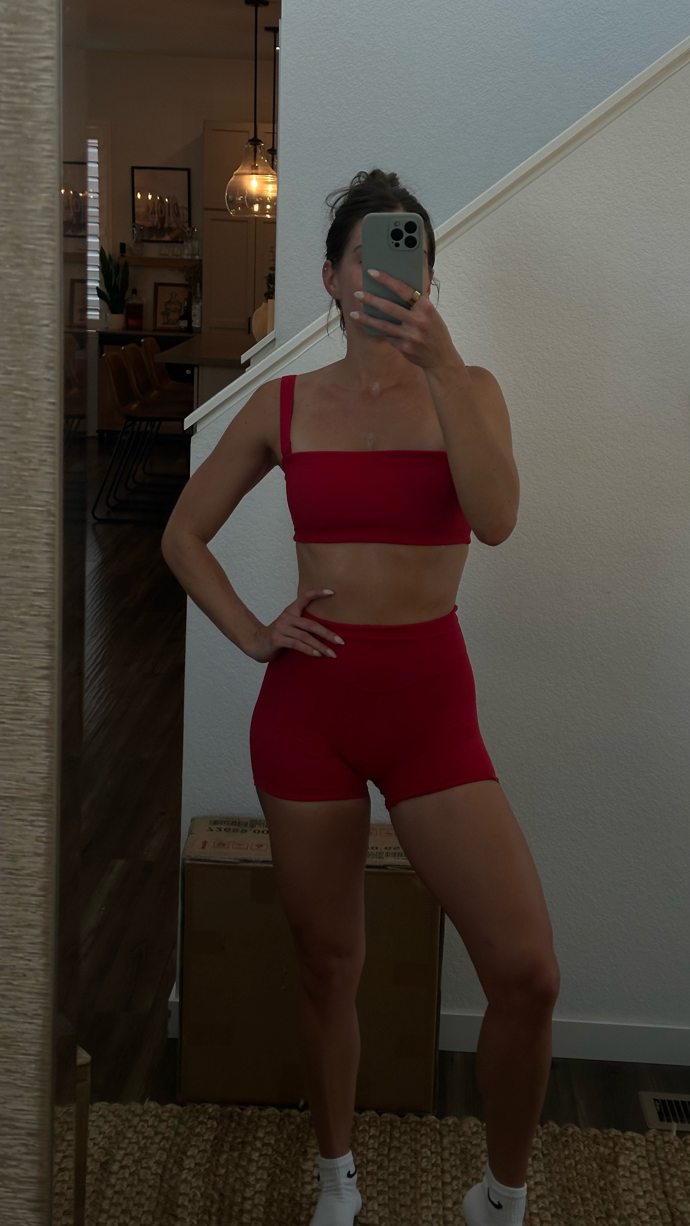 Happy Friday 💕 Spend the morning with me and my morning habits that make me have a productive day. 

Supplements: 
@tryarmra code KAYLADURCK 
@drinkag1 https://www.drinkag1.com/kayladurck
@truavni - Code KAYLA

Habit 1: Waking up at 5. Has truly changed my life. It allows me to focus on myself first thing, get my movement and workout done, and jump into the day, accomplishing my most important tasks. 

Habit 2: Post-workout nutrition
If you aren't fueling yourself post workout, your sadly wasting your efforts. There needs to be intention behind refuling just like intention in your training. 

Habit 3: Daily steps. I love getting my steps in the morning and habit stacking with sun on my face first thing! It's a great way to start the day and start checking off my movement first thing

Habit 4: Me time. Having coffee, planning the day, and heading into the day with a clear head instead of chaos. 

Outfits:
Workout fit: @shopvitality cherry set
Dress: Target

Links in LTK
#morningroutine #5am #5amclub #5amworkout #workoutmotivation #workoutfit #fitnessmotivation #morningvlog #5amworkout