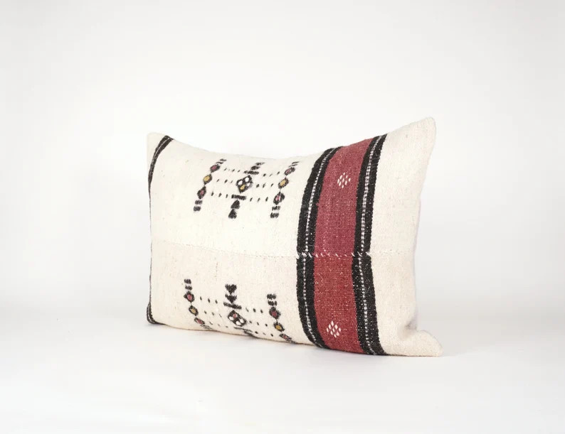 African Fulani Lumbar Pillow Cover, Mudcloth Pillow, Mudcloth Lumbar, Fulani Textile | Etsy (US)