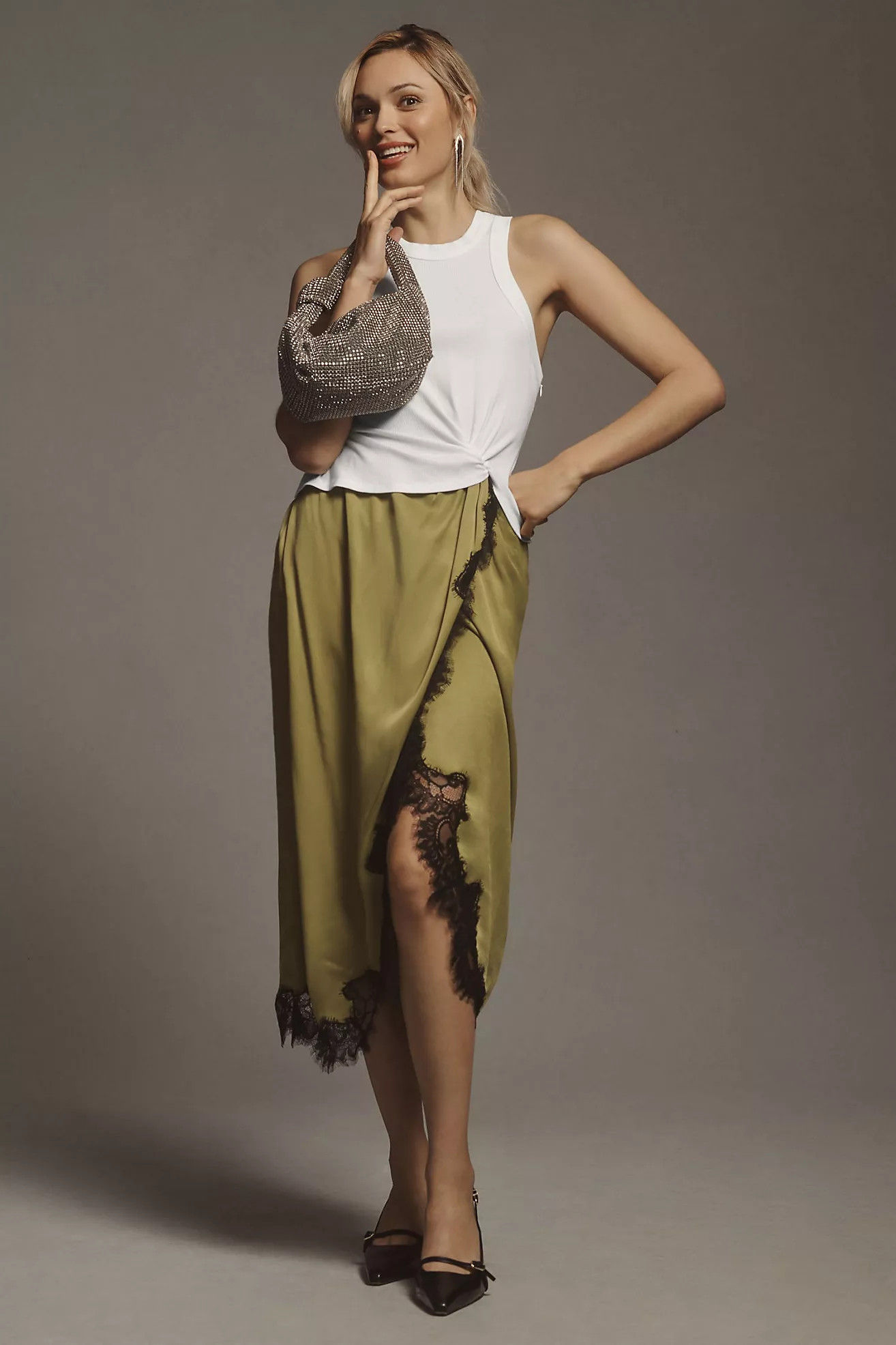 The Keeley Twofer Midi Dress | Anthropologie (US)