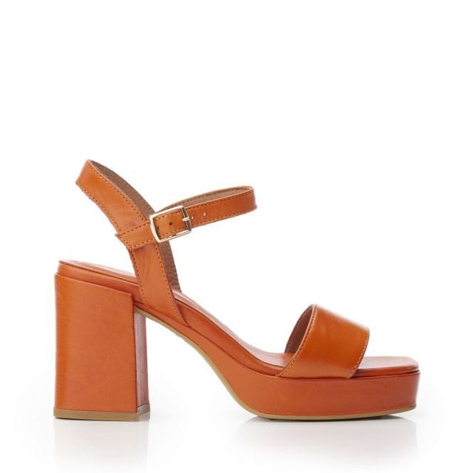 Marciana Orange Leather | Moda in Pelle UK