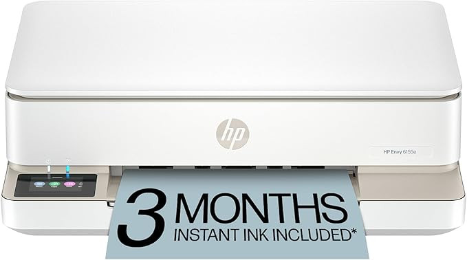 HP Envy 6155e Wireless All-in-One Color Inkjet Printer, Portobello, Print, scan, copy, Duplex pri... | Amazon (US)