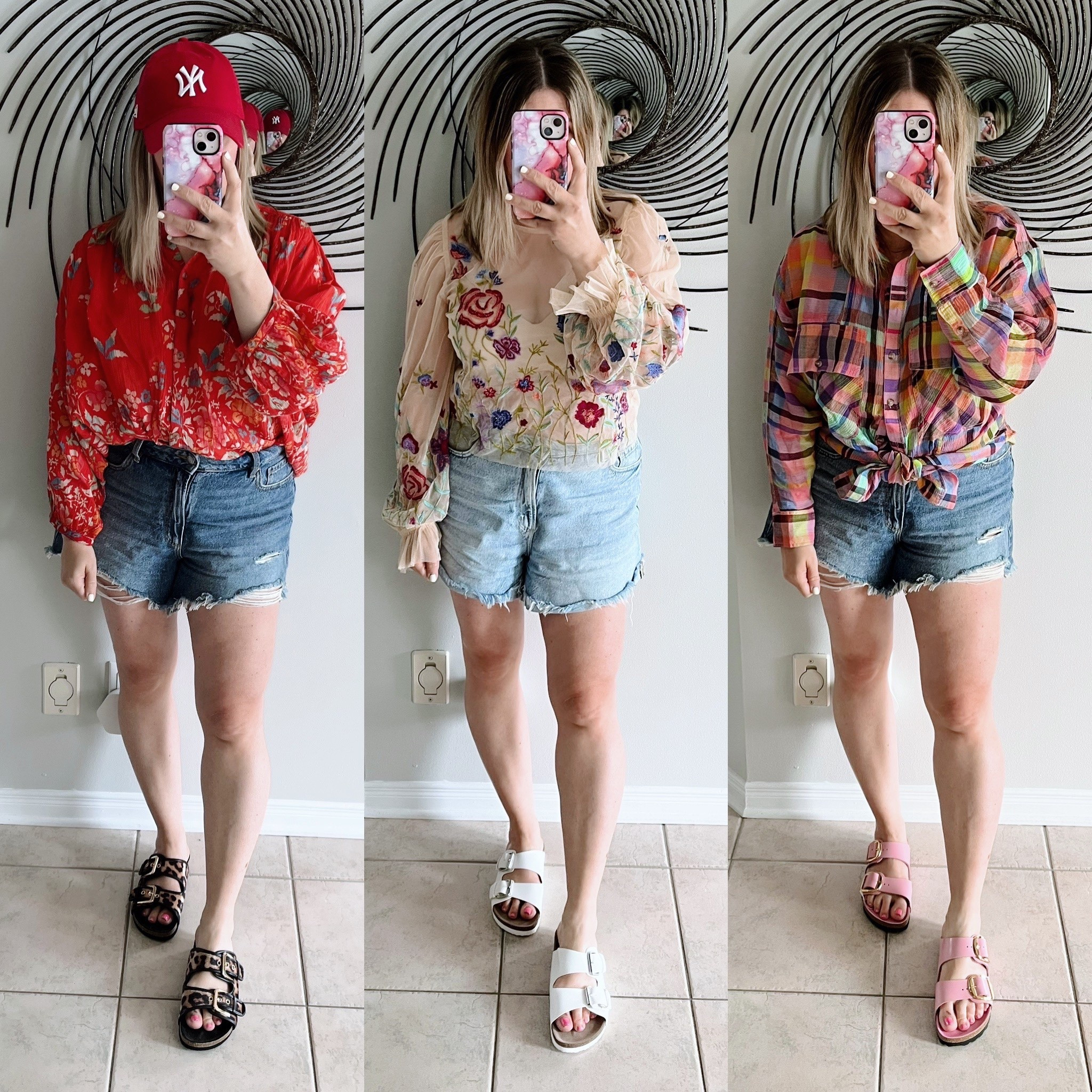 3 summer tops ☀️ Which one is your favourite? 💕 Anthro is having a 20% off purchase of 100$+ or more until 6/30! 🙌🏻 *use code ANTHRO20 at checkout*

Sizing info:
Red Blouse S
Mesh Top M
Plaid Shirt XS

#LTKsummer #LTKcanada #LTKsale
