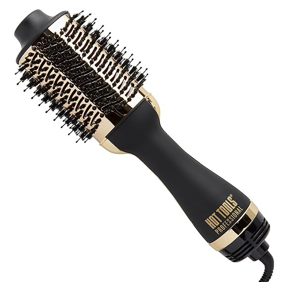 HOT TOOLS 24K Gold Blow Dryer Brush - Hot Air Brush for Salon-Worthy Volume in One Step - Volumiz... | Amazon (US)