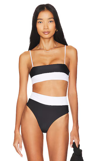 West Coast Top in Black & White | Revolve Clothing (Global)