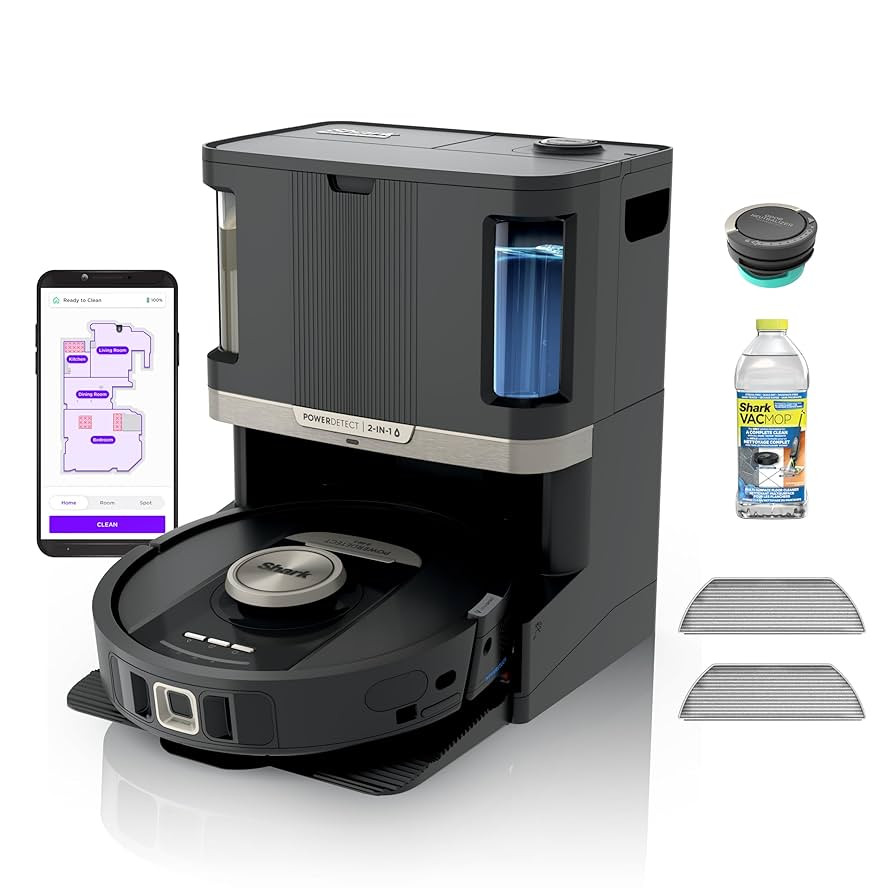 Shark Robot Vacuum & Mop Combo, PowerDetect NeverTouch Pro, Self-Emptying, Self-Refill with Self-... | Amazon (US)