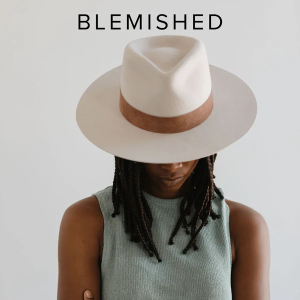 Miller Fedora - Ivory BLEMISHED | Gigi Pip