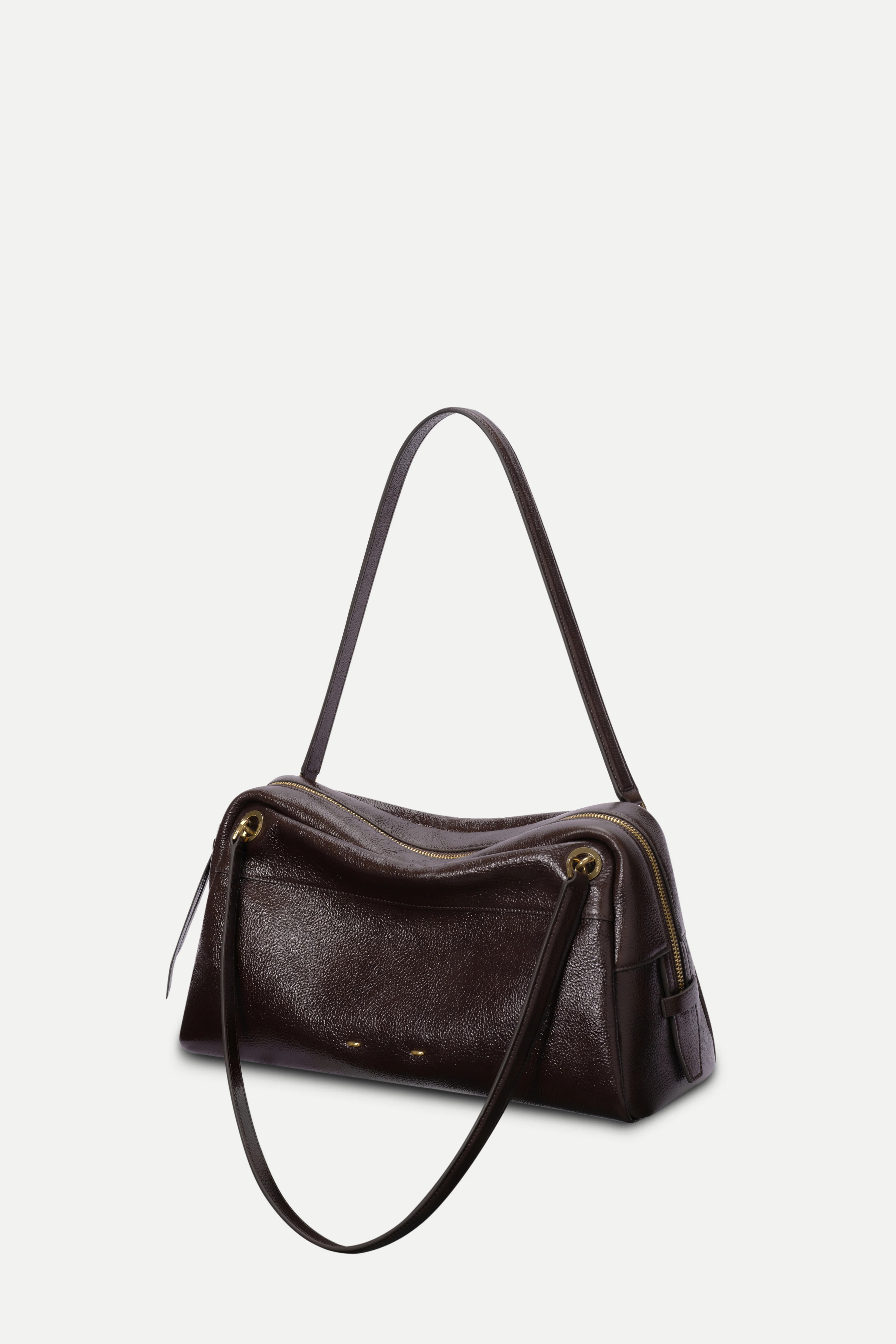 Marais Soft Boston Medium Bag in Waxed Leather | Fabrique