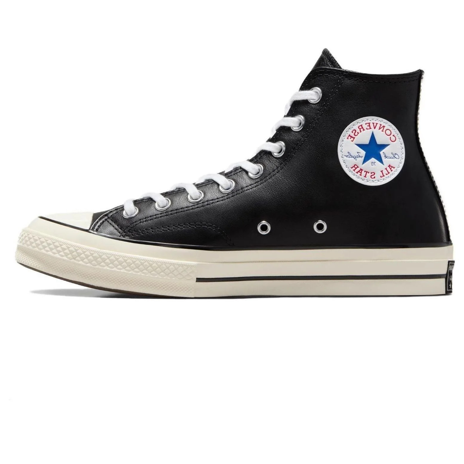 Converse Chuck 70s High Top Leather 'Black' | KICKS CREW