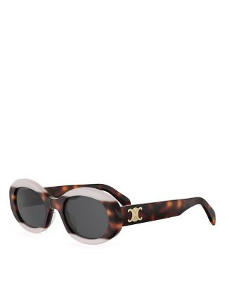 Celine Triomphe Oval Sunglasses, 52mm | Bloomingdale's (US)