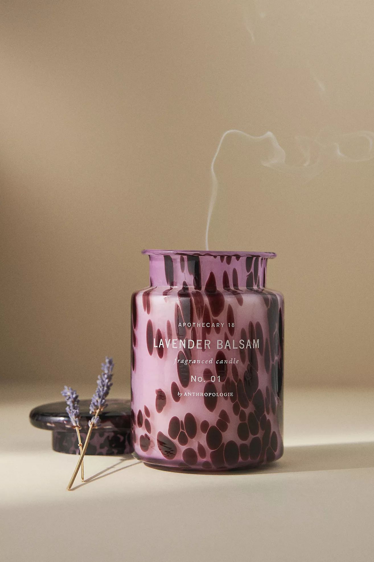 Apothecary 18 Fresh Lavender & Balsam Jar Candle | Anthropologie (US)