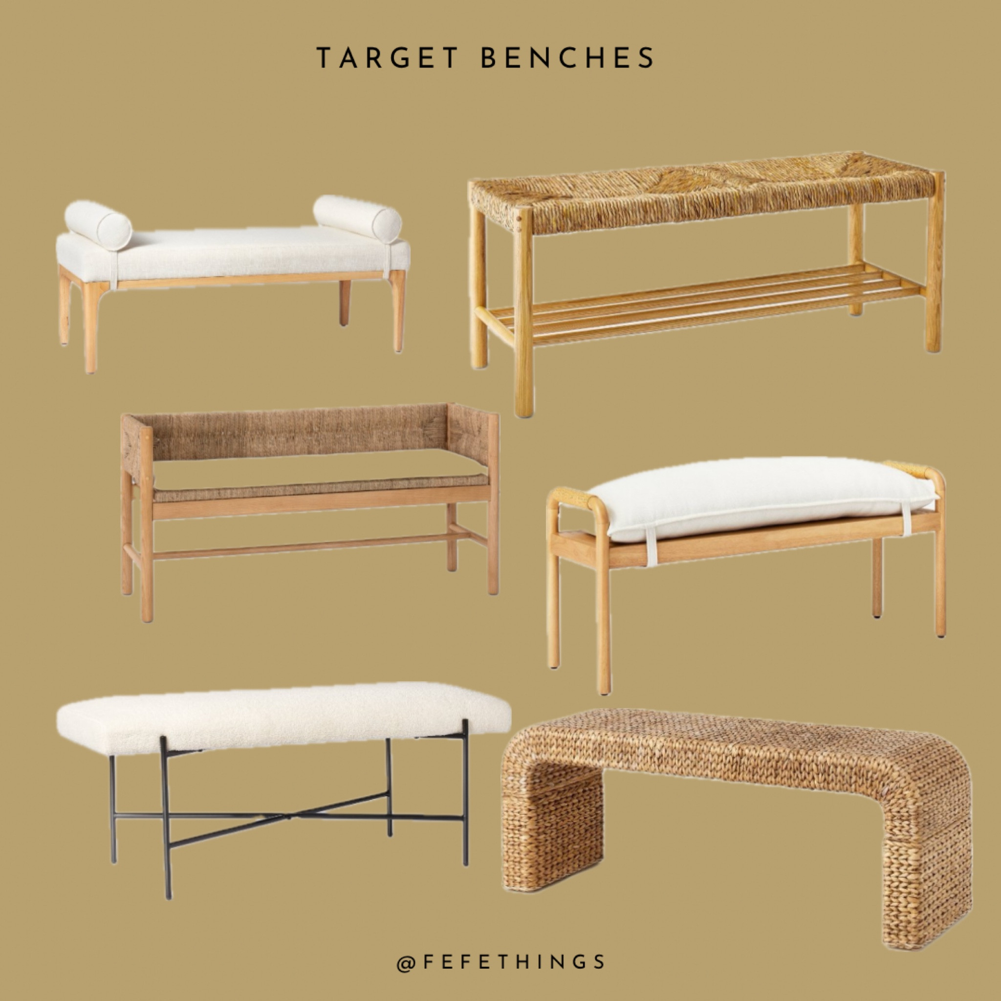 Target benches 