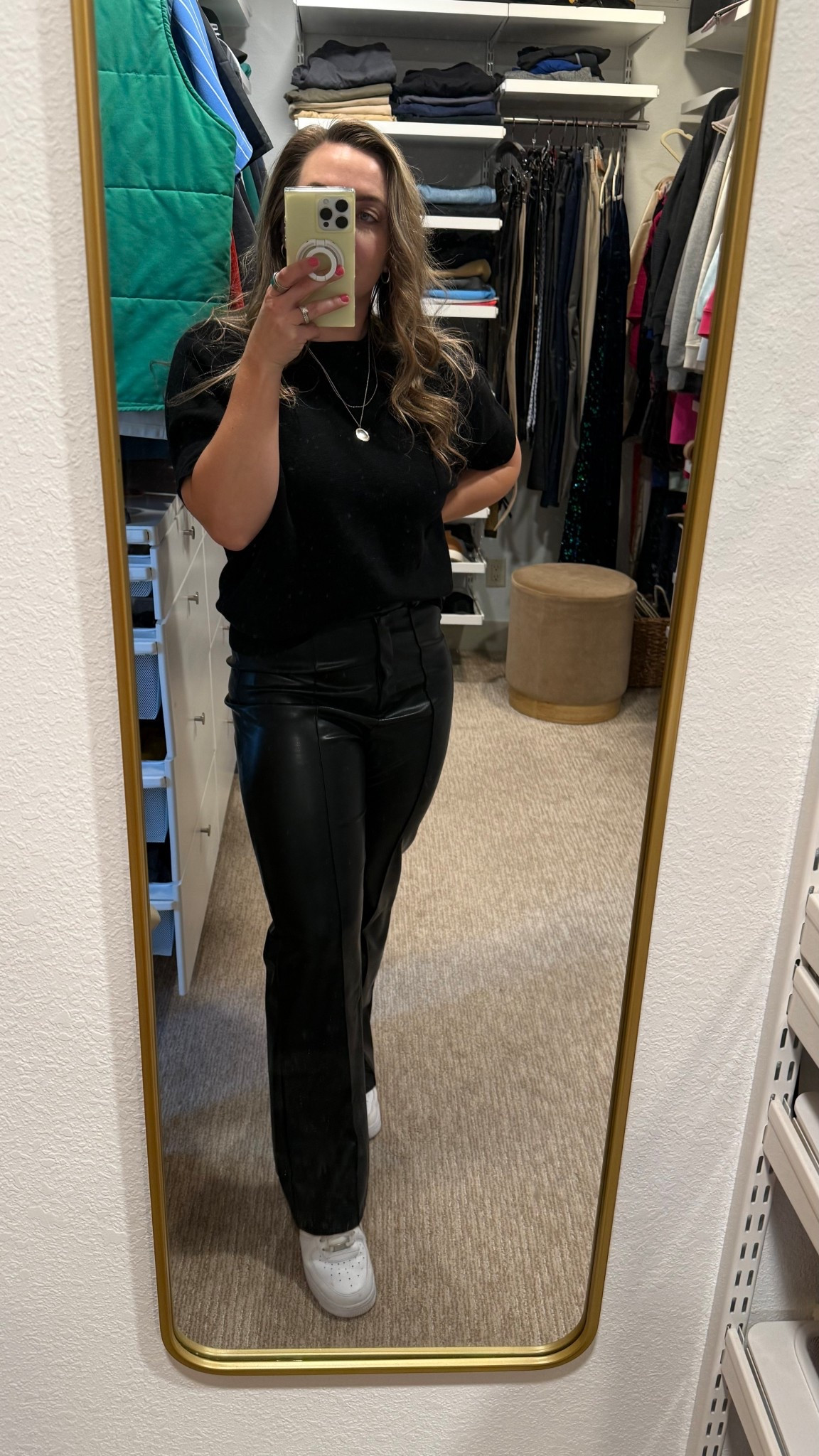 Little casual chic ootd 🖤

@Commense @Quince @Nike US 

#LTKWorkwear #LTKootd #LTKgrwm