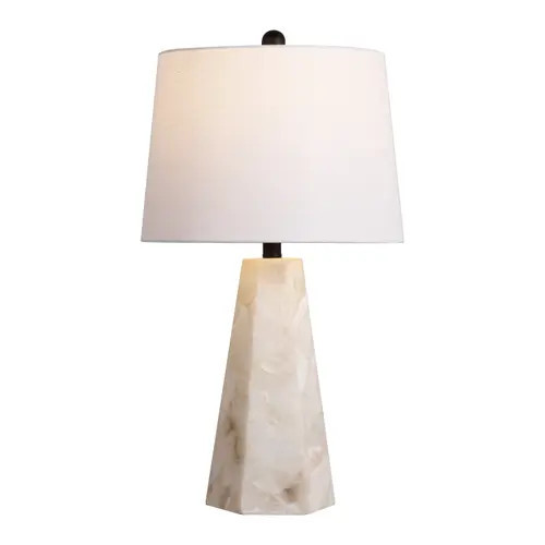 JONATHAN Y Xio Alabaster LED Table Lamp in Ivory at Nordstrom | Nordstrom
