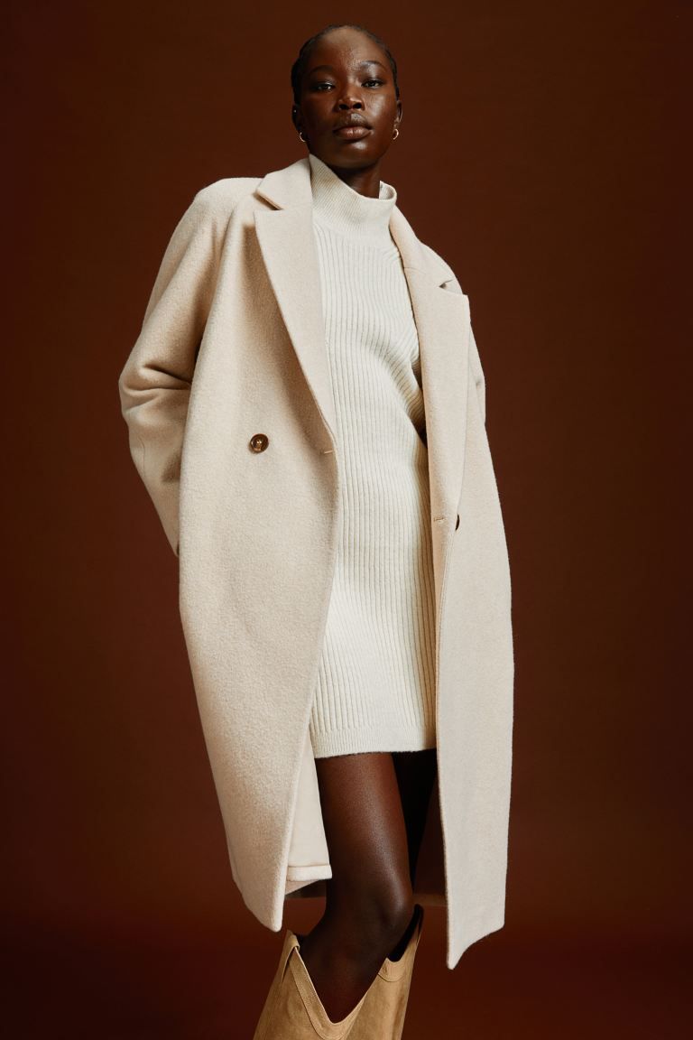 Double-breasted Wool-blend Coat | H&M (US + CA)