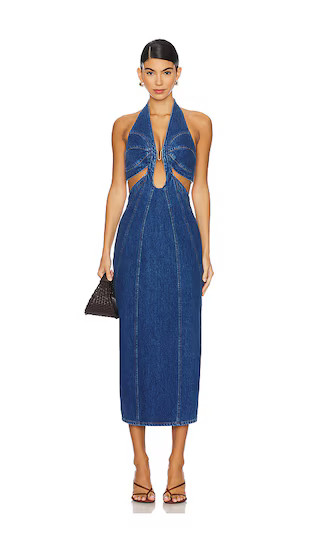 Abi Dress in Indigo | Revolve Clothing (Global)