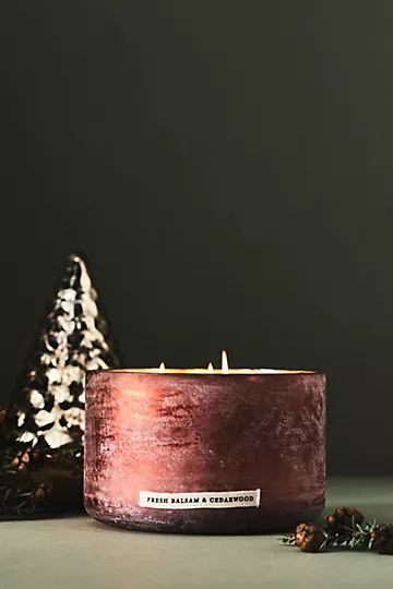 Glass Forest Candle | Anthropologie (US)